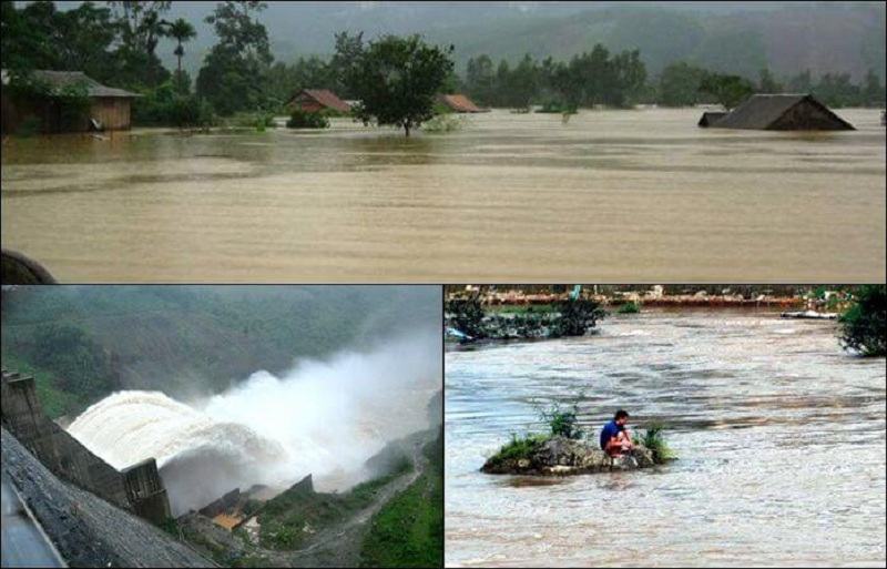 Bão lũ mang đến nhiều thiệt hại cho con người Bão lũ mang đến nhiều thiệt hại cho con người