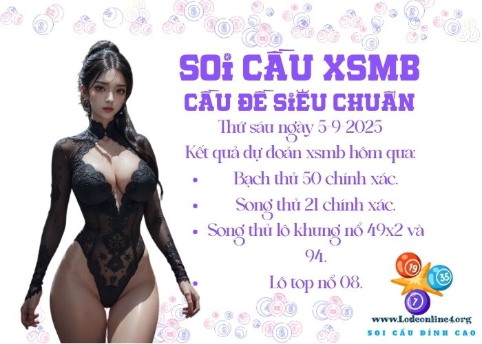 Soi cau xsmb 5-9-2025